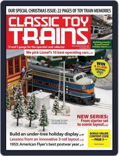 Classic Toy Trains October 19th, 2013 Digital Back Issue Cover