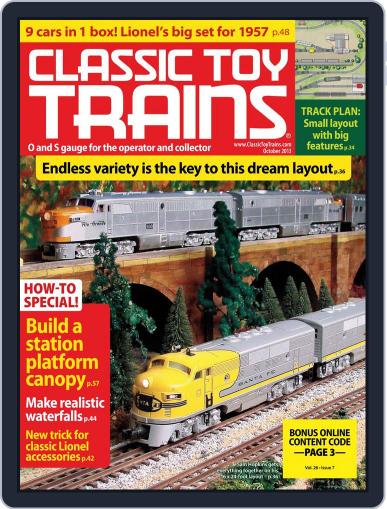 Classic Toy Trains August 17th, 2013 Digital Back Issue Cover