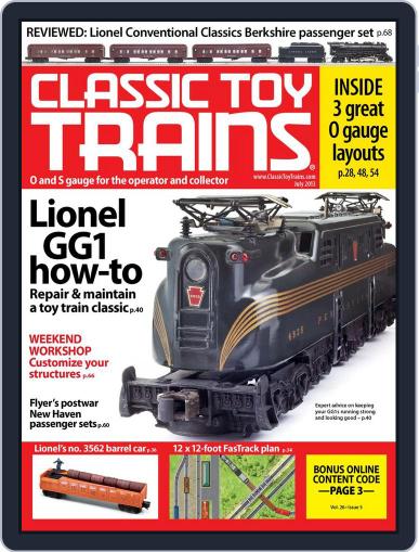 Classic Toy Trains May 18th, 2013 Digital Back Issue Cover