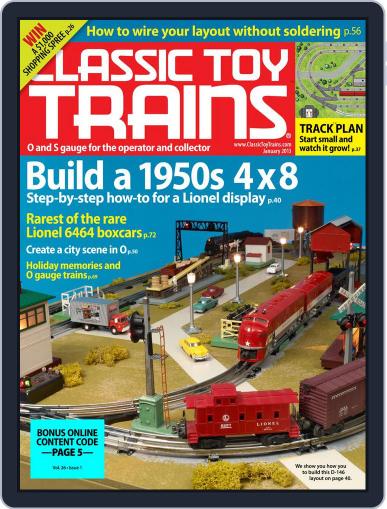 Classic Toy Trains November 17th, 2012 Digital Back Issue Cover