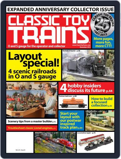 Classic Toy Trains September 15th, 2012 Digital Back Issue Cover