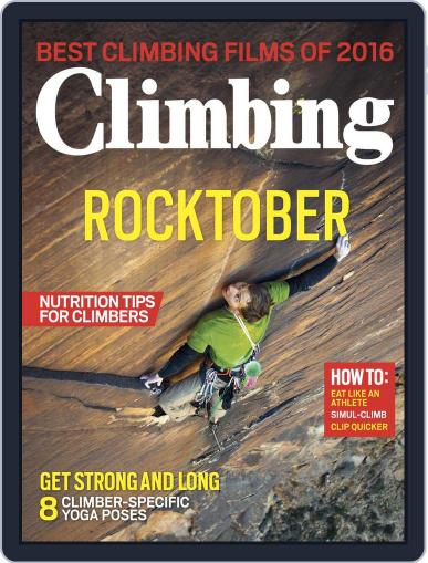 Climbing October 1st, 2016 Digital Back Issue Cover