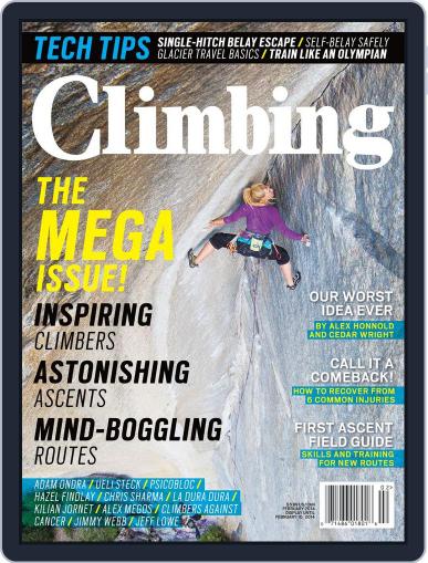 Climbing January 7th, 2014 Digital Back Issue Cover