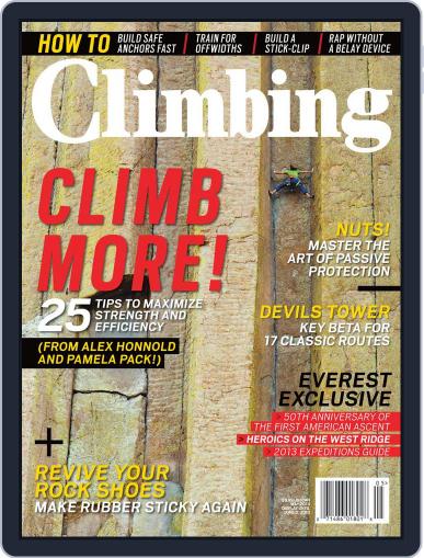 Climbing April 30th, 2013 Digital Back Issue Cover