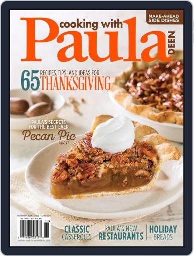 Cooking with Paula Deen November 1st, 2017 Digital Back Issue Cover