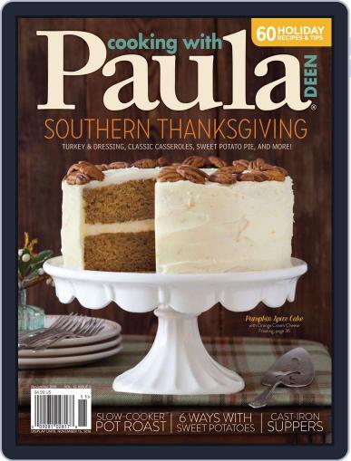 Cooking with Paula Deen November 2nd, 2016 Digital Back Issue Cover