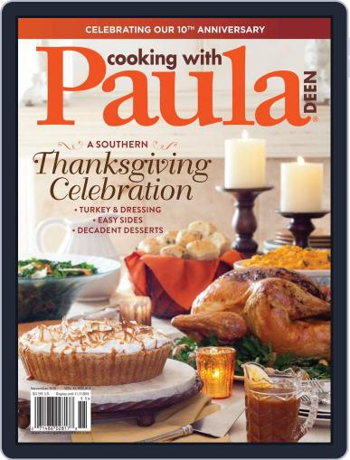 Cooking with Paula Deen November 1st, 2015 Digital Back Issue Cover