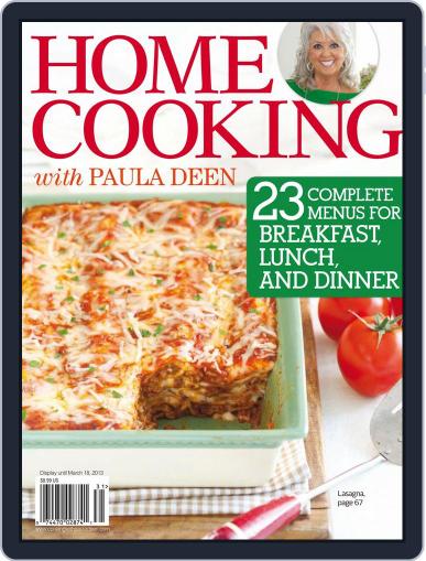 Cooking with Paula Deen March 18th, 2013 Digital Back Issue Cover