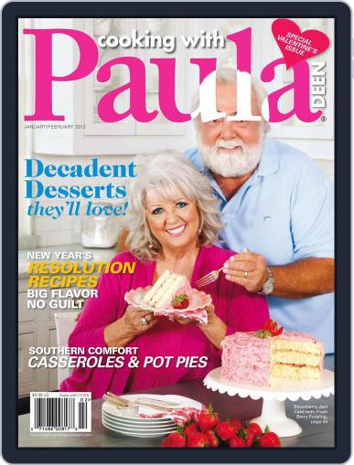 Cooking with Paula Deen January 1st, 2012 Digital Back Issue Cover