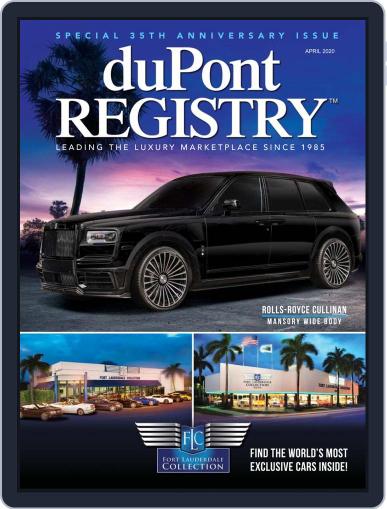 duPont REGISTRY April 1st, 2020 Digital Back Issue Cover