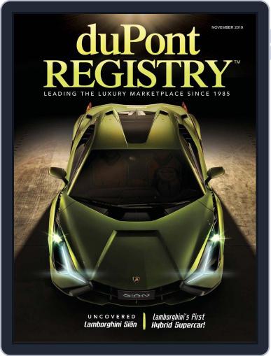 duPont REGISTRY November 1st, 2019 Digital Back Issue Cover