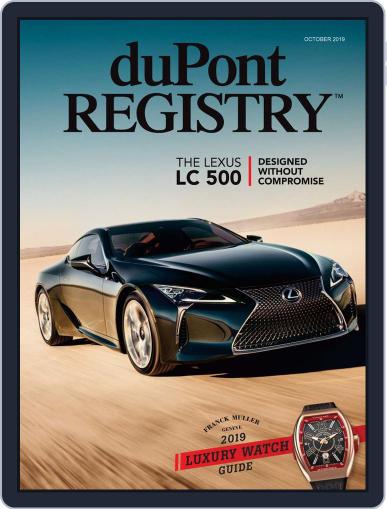 duPont REGISTRY October 1st, 2019 Digital Back Issue Cover