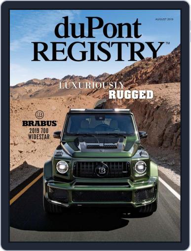 duPont REGISTRY August 1st, 2019 Digital Back Issue Cover