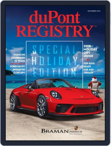 duPont REGISTRY December 1st, 2018 Digital Back Issue Cover