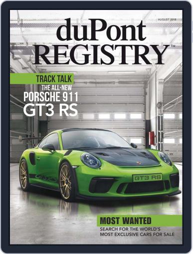 duPont REGISTRY (Digital) August 1st, 2018 Issue Cover