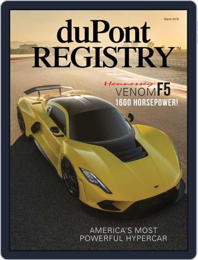 duPont REGISTRY (Digital) March 1st, 2018 Issue Cover