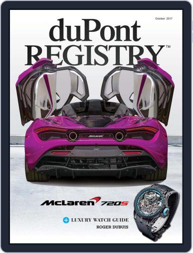 duPont REGISTRY (Digital) October 1st, 2017 Issue Cover