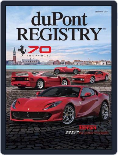 duPont REGISTRY (Digital) September 1st, 2017 Issue Cover