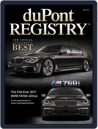 duPont REGISTRY May 1st, 2017 Digital Back Issue Cover