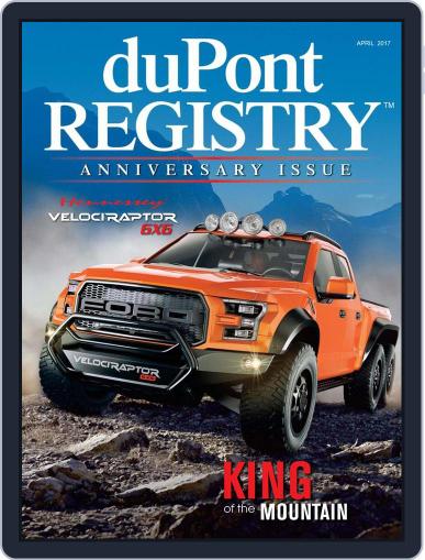 duPont REGISTRY April 1st, 2017 Digital Back Issue Cover