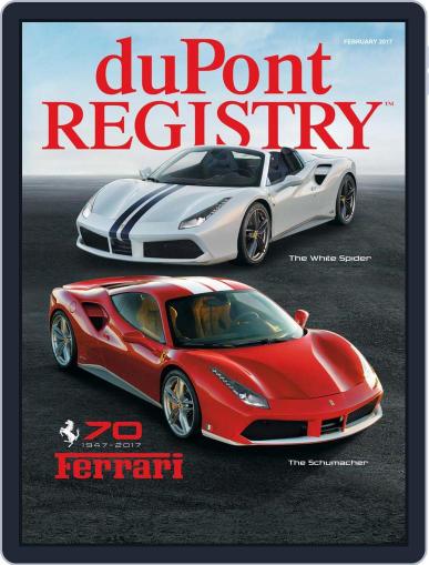 duPont REGISTRY February 1st, 2017 Digital Back Issue Cover