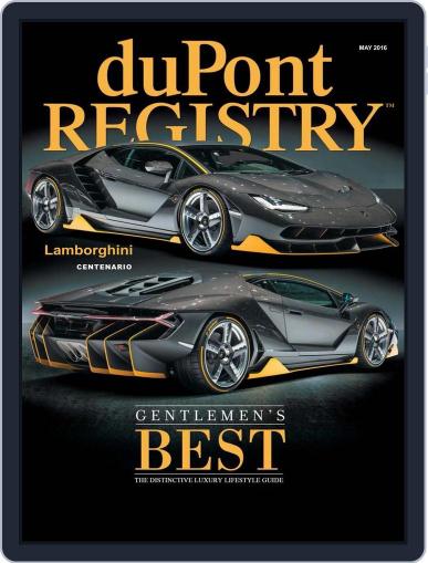 duPont REGISTRY April 11th, 2016 Digital Back Issue Cover