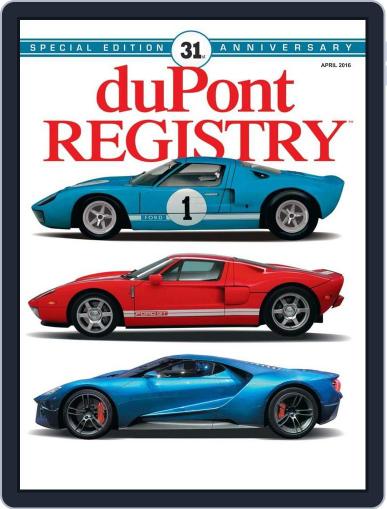 duPont REGISTRY March 14th, 2016 Digital Back Issue Cover