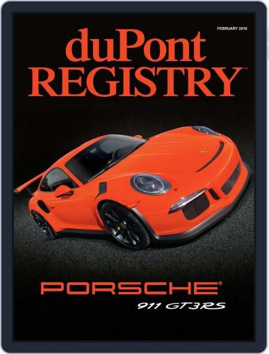 duPont REGISTRY January 4th, 2016 Digital Back Issue Cover