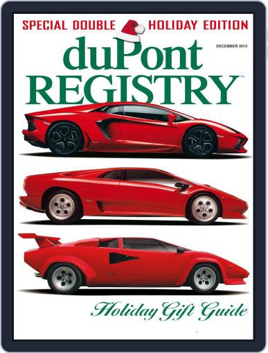 duPont REGISTRY December 1st, 2015 Digital Back Issue Cover