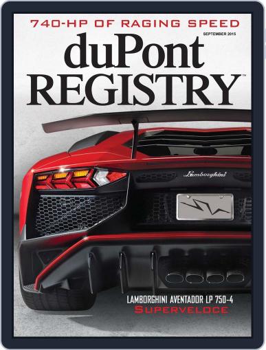 duPont REGISTRY September 1st, 2015 Digital Back Issue Cover