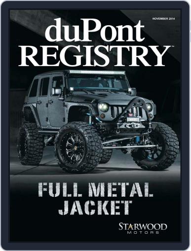 duPont REGISTRY October 8th, 2014 Digital Back Issue Cover