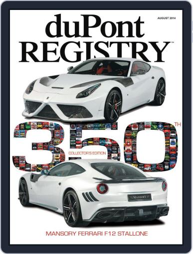 duPont REGISTRY July 8th, 2014 Digital Back Issue Cover