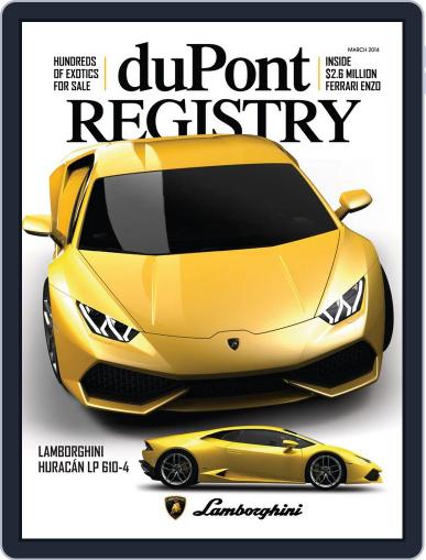 duPont REGISTRY February 7th, 2014 Digital Back Issue Cover