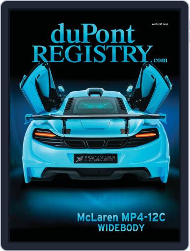 duPont REGISTRY July 9th, 2013 Digital Back Issue Cover