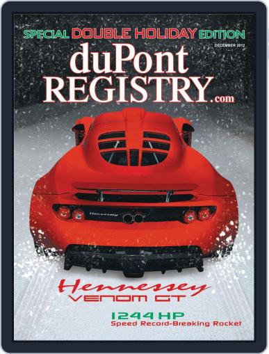 duPont REGISTRY November 13th, 2012 Digital Back Issue Cover