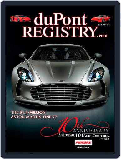 duPont REGISTRY January 4th, 2012 Digital Back Issue Cover