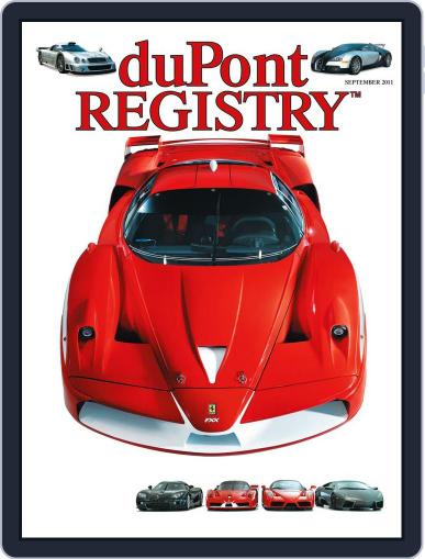 duPont REGISTRY July 29th, 2011 Digital Back Issue Cover