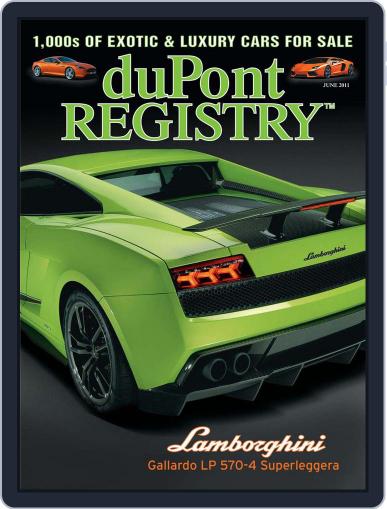 duPont REGISTRY May 2nd, 2011 Digital Back Issue Cover