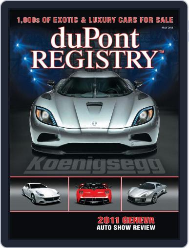 duPont REGISTRY April 4th, 2011 Digital Back Issue Cover