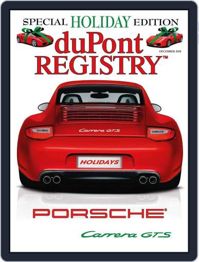 duPont REGISTRY November 1st, 2010 Digital Back Issue Cover