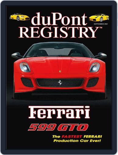 duPont REGISTRY August 3rd, 2010 Digital Back Issue Cover