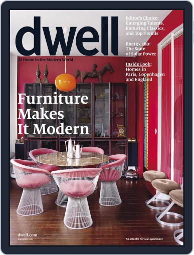 Dwell September 1st, 2015 Digital Back Issue Cover