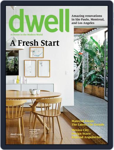 Dwell February 1st, 2015 Digital Back Issue Cover