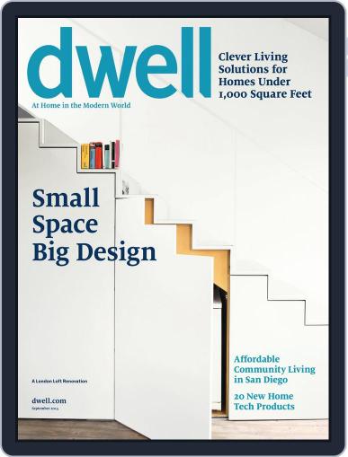 Dwell September 1st, 2014 Digital Back Issue Cover