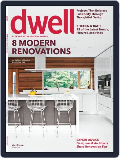 Dwell February 1st, 2014 Digital Back Issue Cover