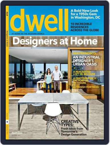 Dwell September 1st, 2013 Digital Back Issue Cover