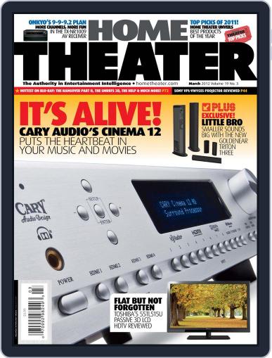 Home Theater March 1st, 2012 Digital Back Issue Cover
