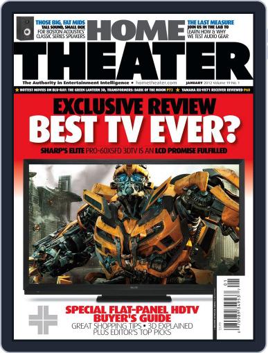 Home Theater January 1st, 2012 Digital Back Issue Cover