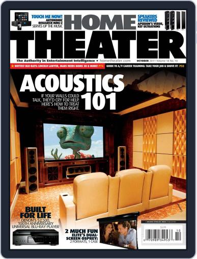 Home Theater October 1st, 2011 Digital Back Issue Cover