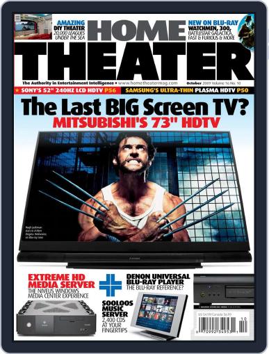 Home Theater September 15th, 2009 Digital Back Issue Cover